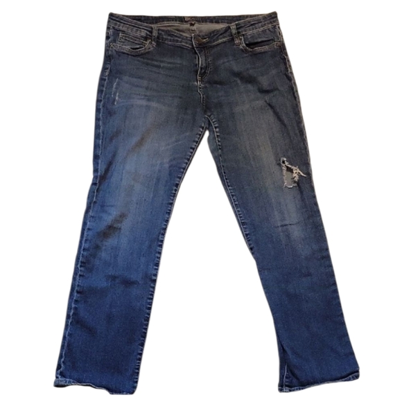 Kut from the Kloth Denim - Kut from the Kloth Women's distressed  Blue Jeans 14